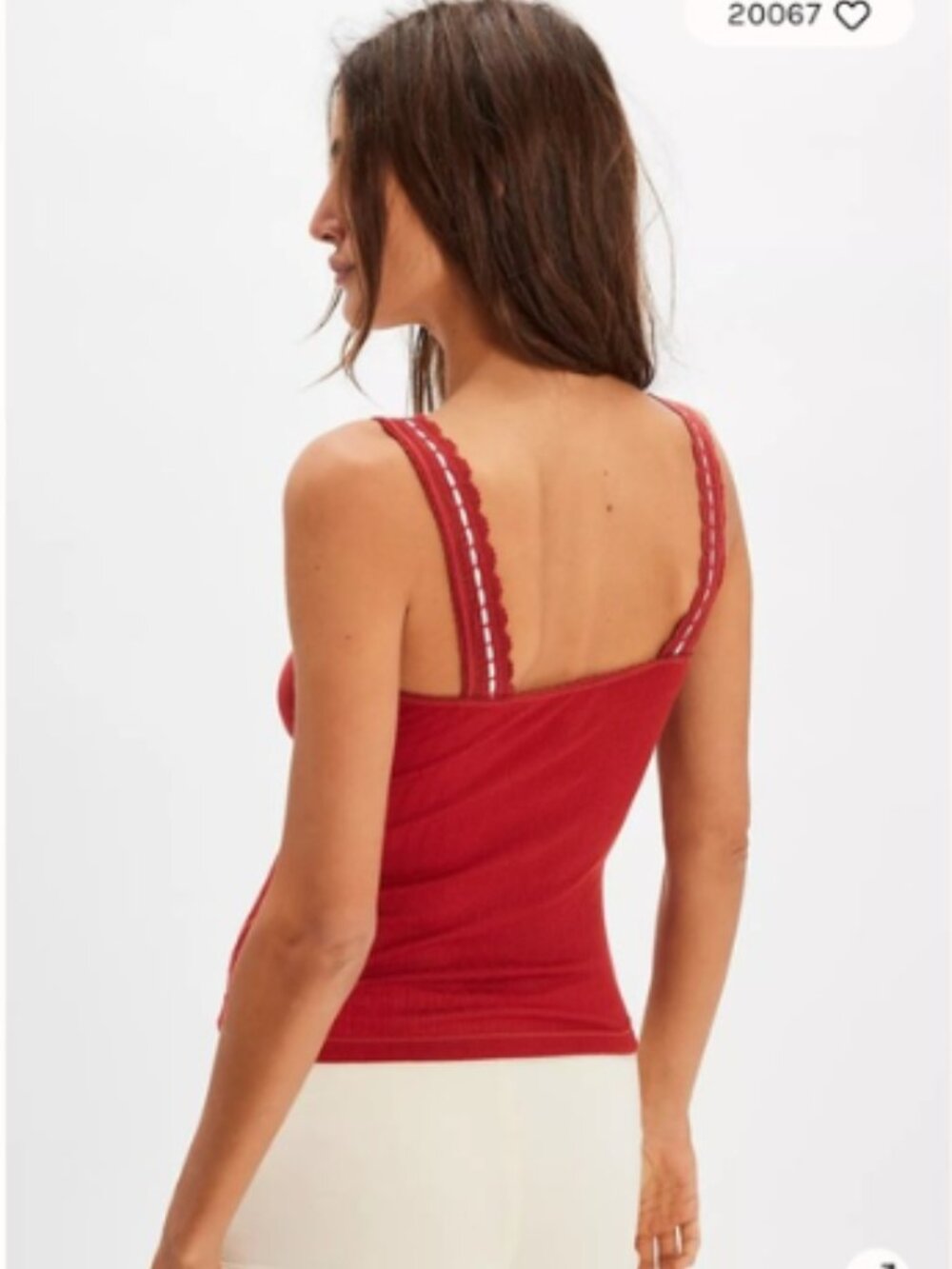 NWT Free People Only You tank. Hibiscus - Picture 2 of 3